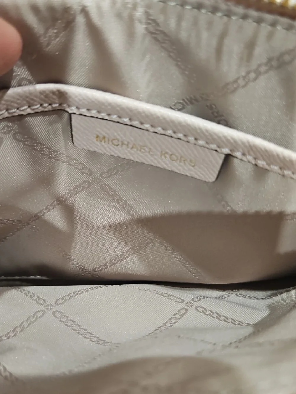 Michael Kors Pale Pink Leather Crossbody Bag